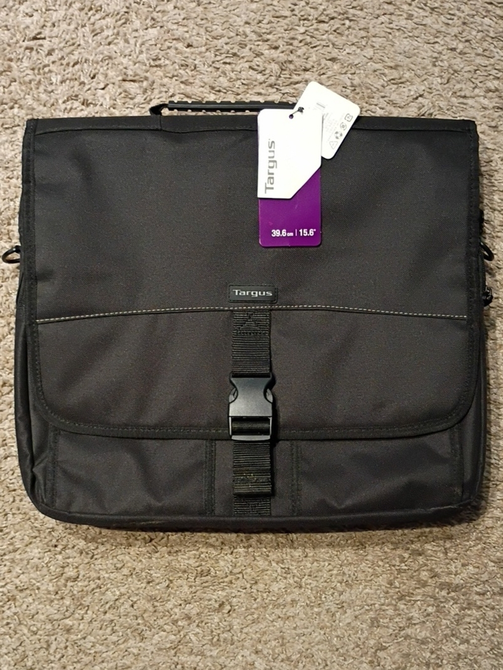 Targus Black Laptop Messenger Briefcase